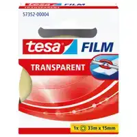 PLAKBAND TESAFILM 33MX15MM TRANSPARANT