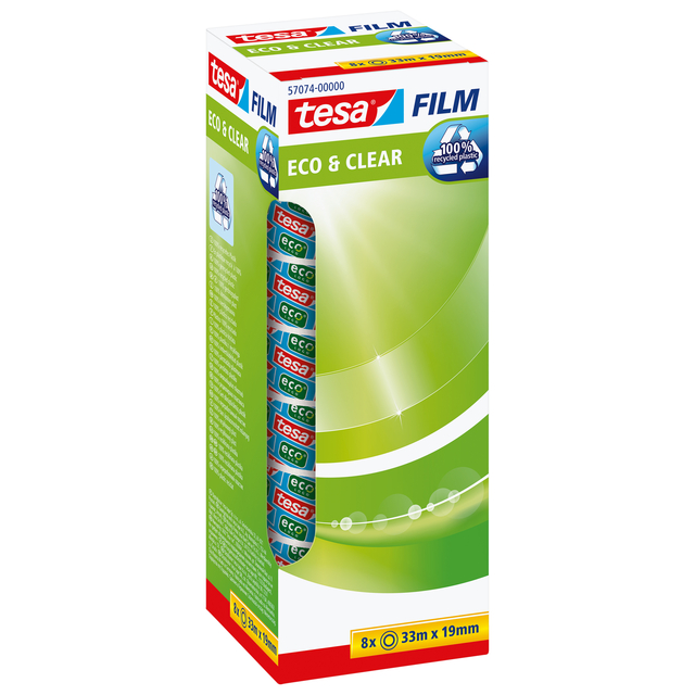 PLAKBAND TESAFILM ECO CLEAR 33MX19MM TR