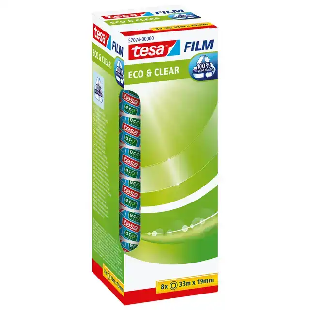 PLAKBAND TESAFILM ECO CLEAR 33MX19MM TR