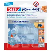 HAAK TESA POWERSTRIPS DECO TRANSPARANT