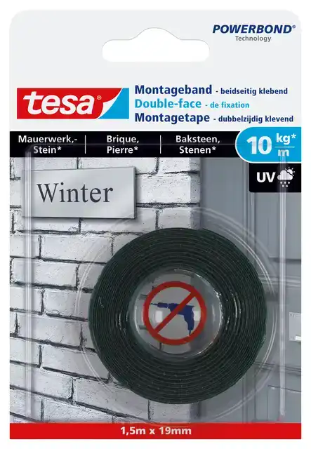 MONTAGETAPE TESA BAKSTEEN DUBBELZ