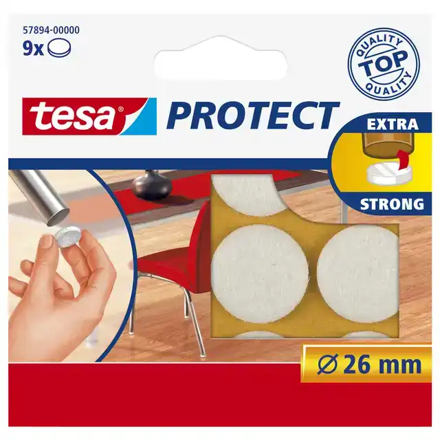 BESCHERMVILT TESA ANTI-KRAS Ã˜26MM WIT