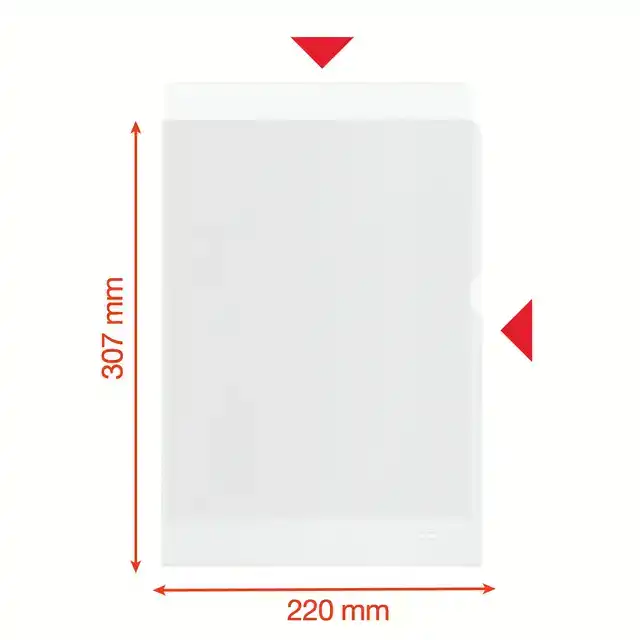 L-MAP ESSELTE A4 GERECYCLED TRANSPARANT