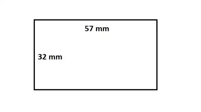 LABELETIKET IEZZY 800262-125 57X32MM