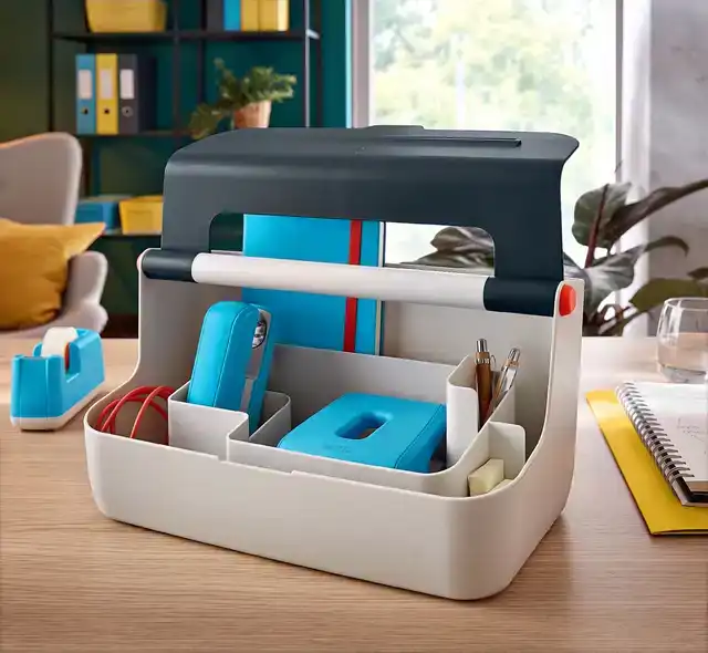OPBERGBOX LEITZ COZY DRAAGBAAR GRIJS