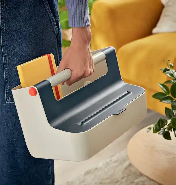 OPBERGBOX LEITZ COZY DRAAGBAAR GRIJS