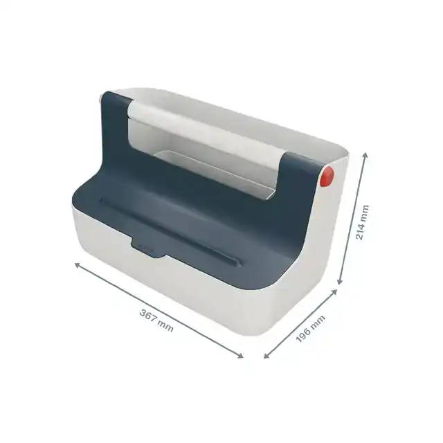 OPBERGBOX LEITZ COZY DRAAGBAAR GRIJS