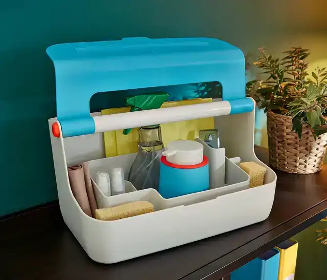 OPBERGBOX LEITZ COZY DRAAGBAAR BLAUW