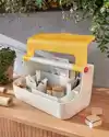 OPBERGBOX LEITZ COZY DRAAGBAAR GEEL