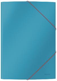 ELASTOMAP LEITZ COSY A4 3-KLEPS BLAUW