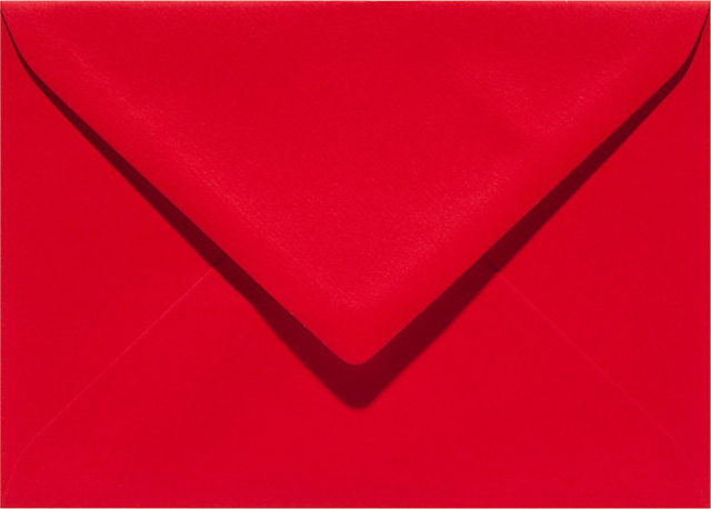 ENVELOP PAPICOLOR EA5 156X220MM ROOD