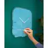 WANDKLOK LEITZ COSY GLAS BLAUW