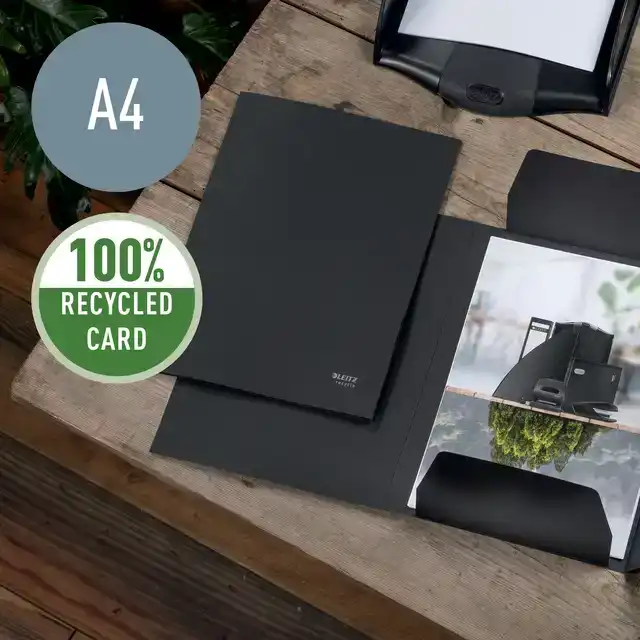 DOSSIERMAP LEITZ RECYCLE A4 3KLEPS