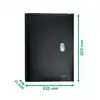 DOSSIERMAP LEITZ RECYCLE A4 3KLEPS PP