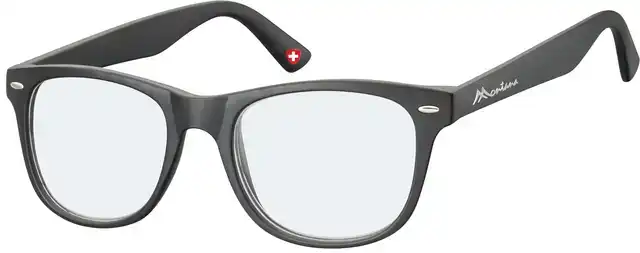 MONTANA BRILLEN MONTANA BLUE LIGHT FILTER LEESBRIL ZWART - S