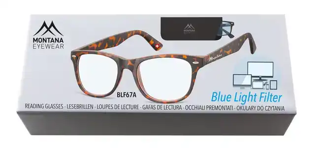 MONTANA BRILLEN MONTANA BLUE LIGHT FILTER LEESBRIL TURTLE -