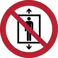 PICTOGRAM DJOIS LIFT VERBODEN VOOR