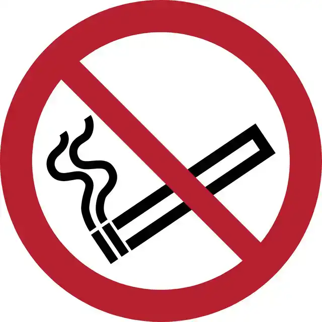 PICTOGRAM BORDJE DJOIS ROOKVERBOD