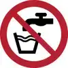 PICTOGRAM DJOIS GEEN DRINKWATER Ã˜100MM