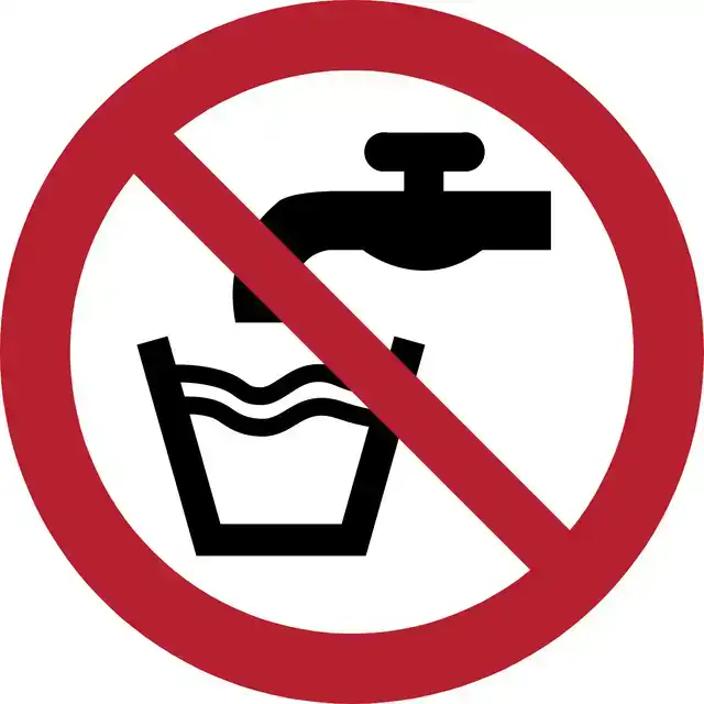 PICTOGRAM DJOIS GEEN DRINKWATER Ã˜100MM