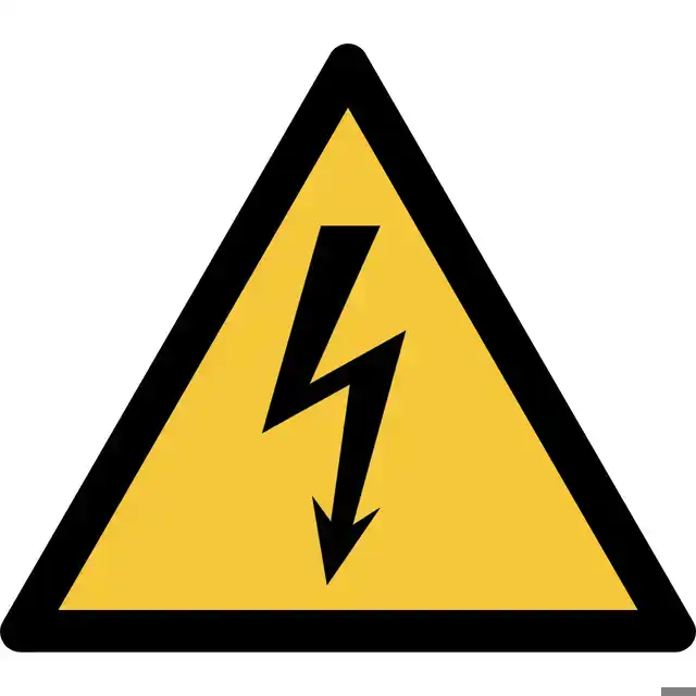 PICTOGRAM DJOIS ELEKTRISCHE SPANNING