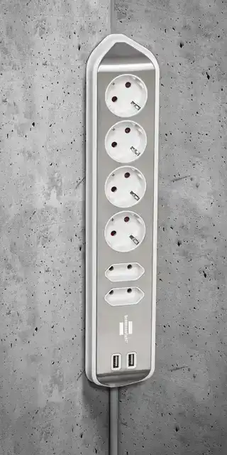 STEKKERDOOS BRENNENSTUHL ESTILO 6VDIG
