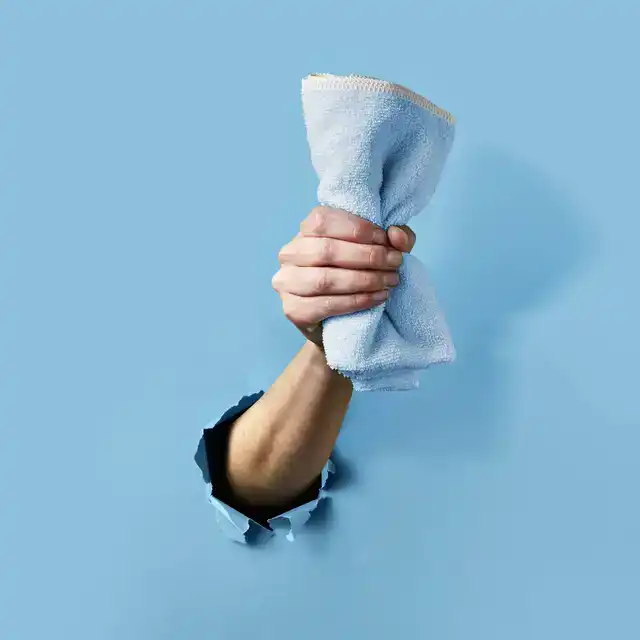 MICROVEZELDOEK RE-BELLE 40X40CM BLAUW