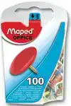 PUNAISES MAPED KLEUR 100ST