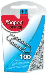 PAPERCLIP MAPED OFFICE 25MM 100 STUKS