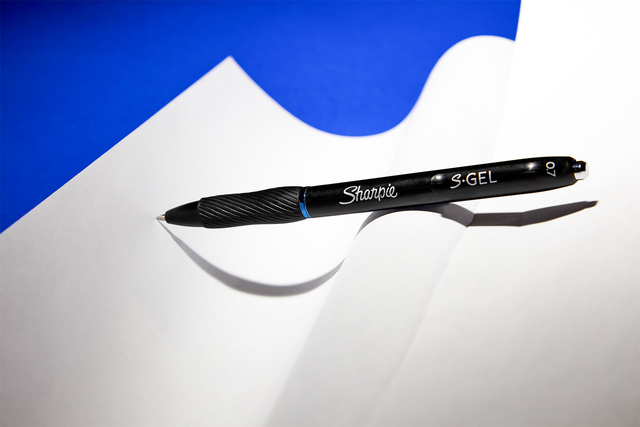 GELSCHRIJVER SHARPIE S-GEL M 3ST BLAUW