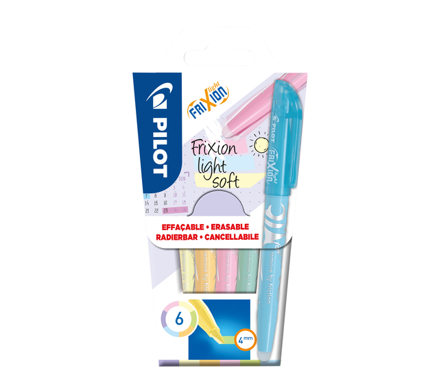 MARKEERSTIFT PILOT FRIXION SOFT PASTEL