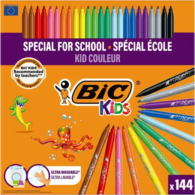KLEURSTIFT BICKIDS COULEUR SCHOOLBOX M
