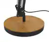 BUREAULAMP UNILUX BAYA LED BAMBOE ZWART