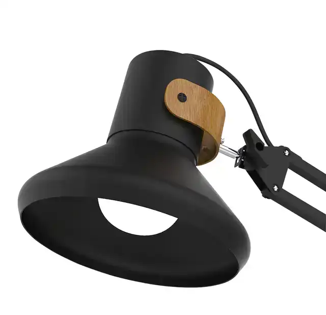 BUREAULAMP UNILUX BAYA LED BAMBOE ZWART