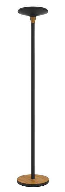 VLOERLAMP UNILUX BALY LED BAMBOE ZWART