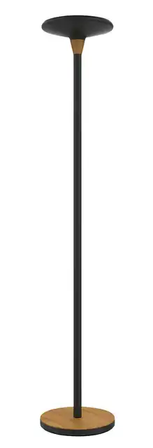 VLOERLAMP UNILUX BALY LED BAMBOE ZWART