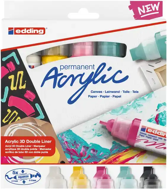 ACRYLMARKER EDDING E-5400 3D DOUBLE
