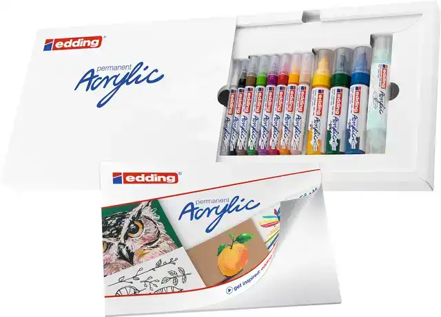ACRYLMARKER EDDING STARTERSKIT GROOT