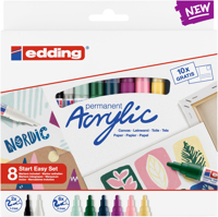 ACRYLMARKER EDDING STARTERSKIT KLEIN