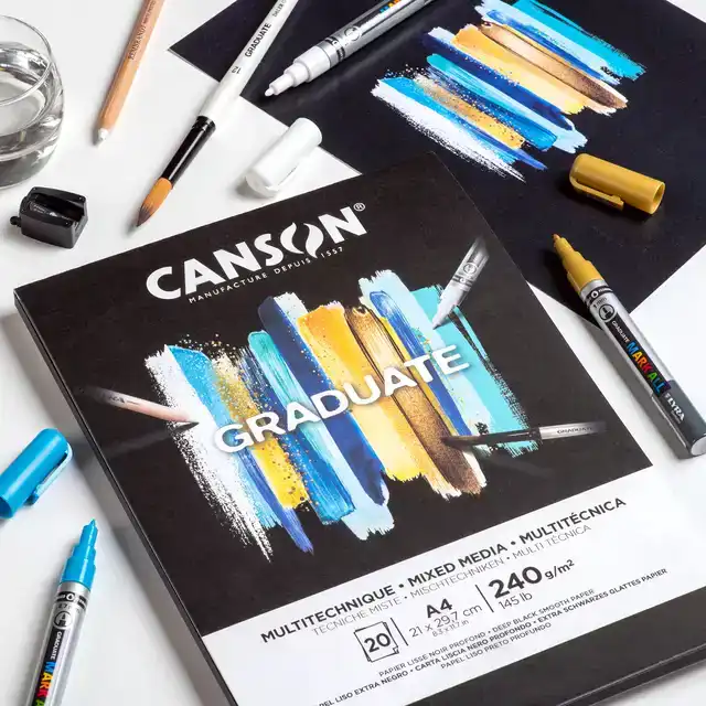 MIXED MEDIAPAPIER CANSON GRADUATE 240GR