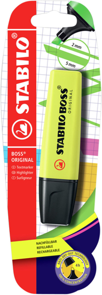 MARKEERSTIFT STABILO BOSS 70/24 GEEL