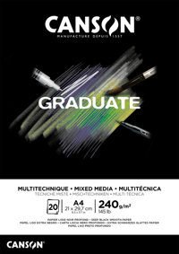 MIXED MEDIAPAPIER CANSON GRADUATE 240GR