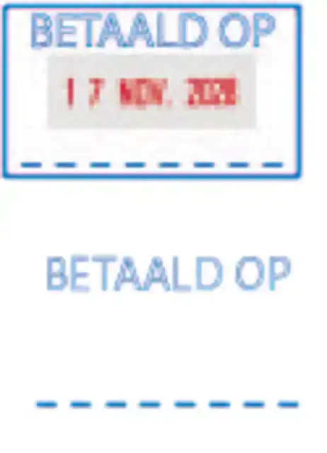 STEMPEL TRODAT PRINTY 4750 BETAALD OP