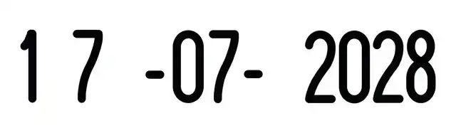 DATUMSTEMPEL TRODAT PRINTY 4810 CIJFERS