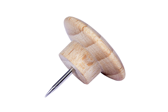 PUSH PINS LEGAMASTER HOUT 25 STUKS