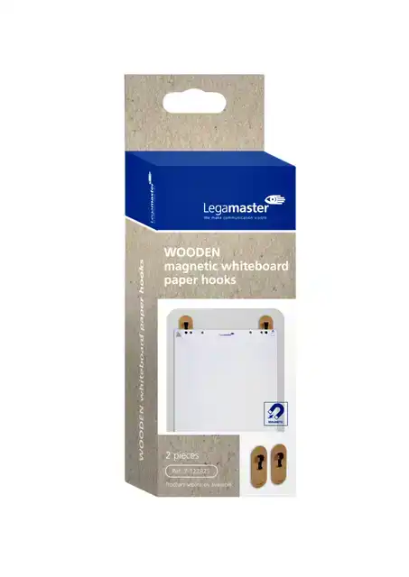 WHITEBOARD PAPIERHAAK LEGAMASTER HOUT 2