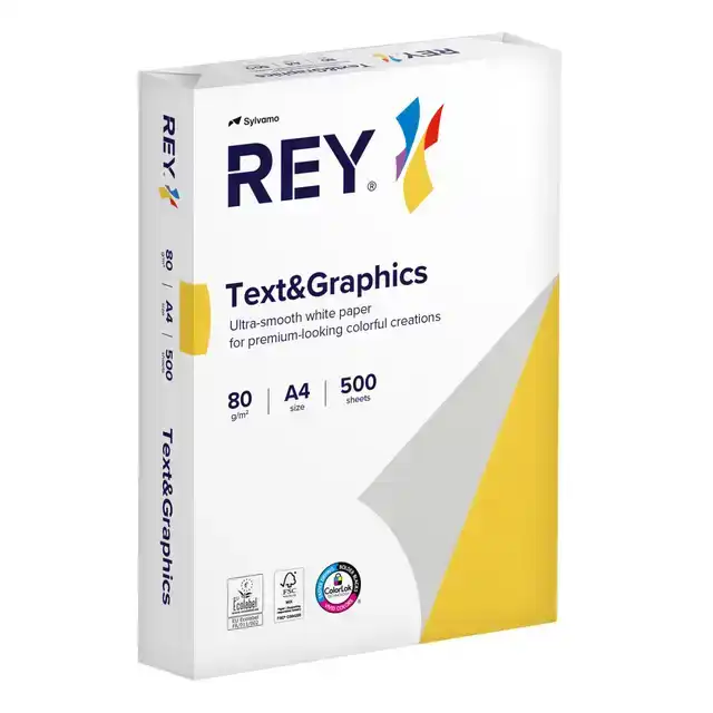 KOPIEERPAPIER REY TEXT GRAPHICS A4 80GR