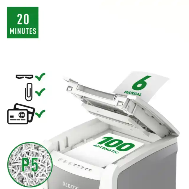 PAPIERVERNIETIGER LEITZ IQ SMALL OFFICE