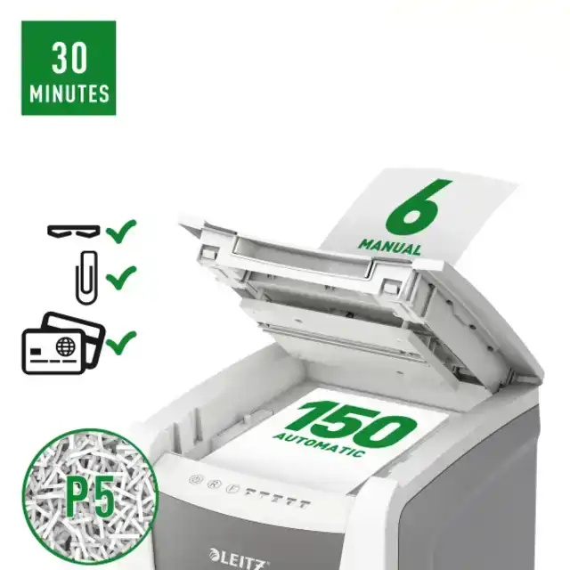 PAPIERVERNIETIGER LEITZ IQ AUTO OFFICE