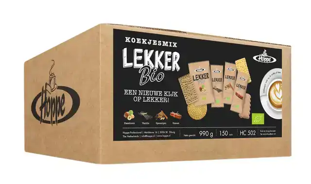 KOEKJES HOPPE LEKKER BIO KOEKJESMIX 150